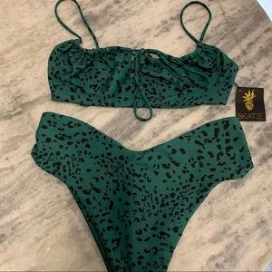 Skatie Demi Top and Melly bottoms Seabrooke print